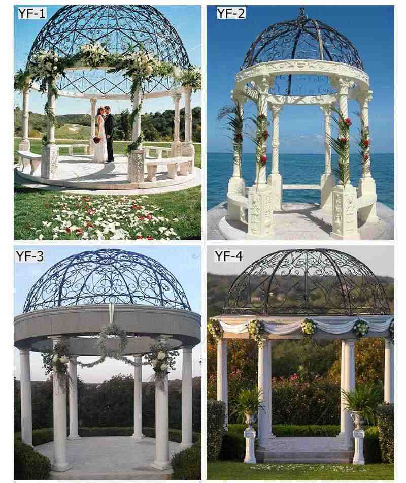 Beautiful Beige Marble Wedding Gazebo Decorations Related Products